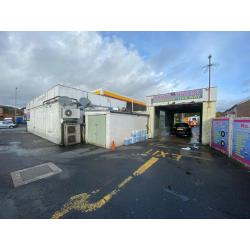 Hand Car Wash Valeting Business For Sale - Busy Petrol Station - Commercial Land - Container Office