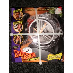 Rat Race Novelty Animated Action Clock.