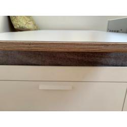 Desk Top - White Scandinavian style birch tabletop