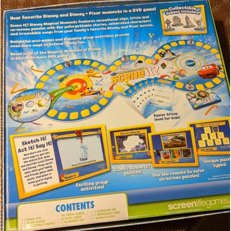 Disney Magical Moments Scene It? DVD game