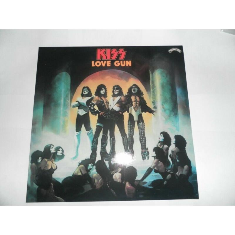 Kiss Love Gun purple vinyl.
