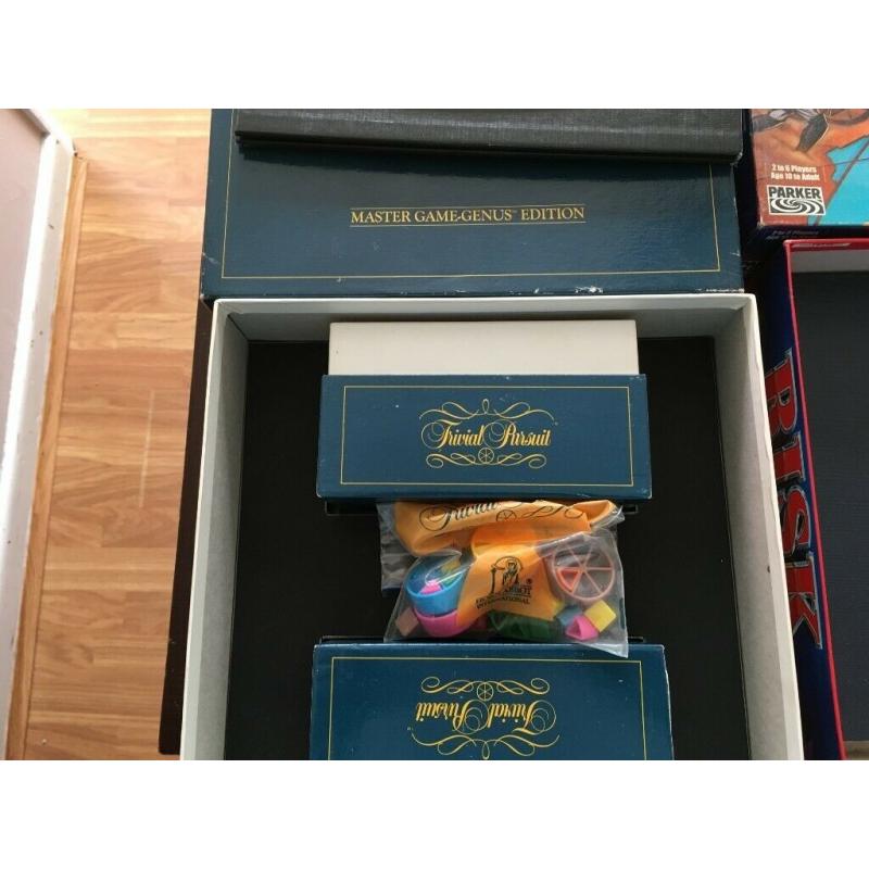 Trivial Pursuit Genus edition, and Trivial Pursuit Family edition