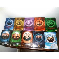 STARGATE S G 1 COMPLETE SET 1-10 EXCELLENT CONDITION
