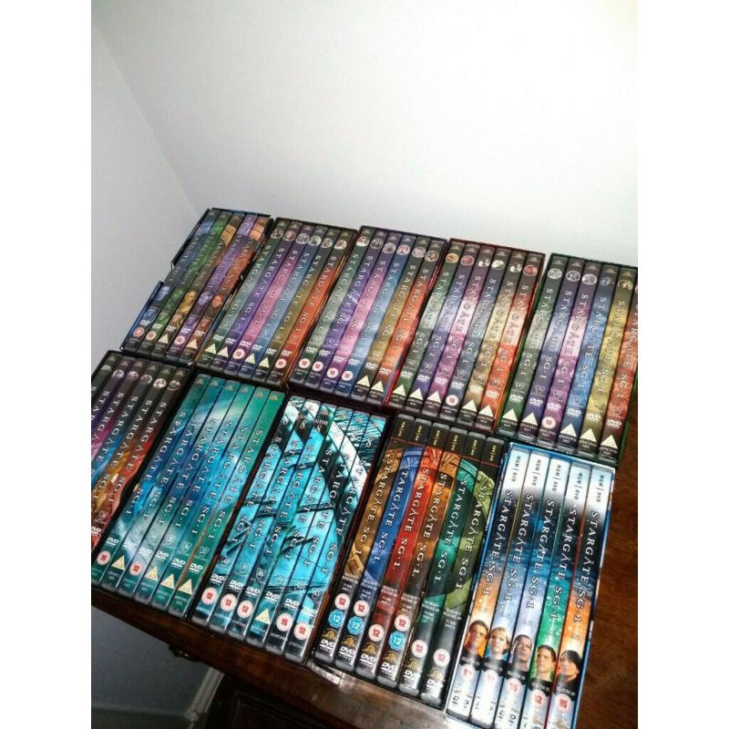 STARGATE S G 1 COMPLETE SET 1-10 EXCELLENT CONDITION