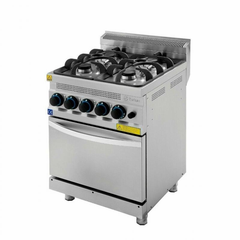 Brand New Cooker Commercial Natural Gas Cooker 4 Burner and Gas Oven
