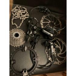 Shimano Deore gears & brakes