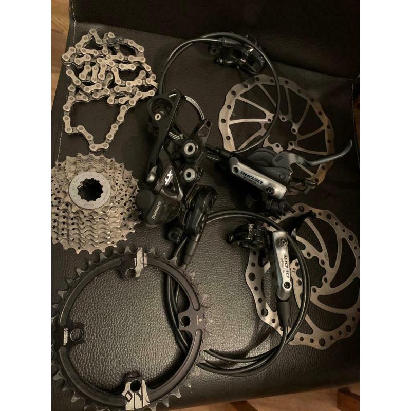 Shimano Deore gears & brakes