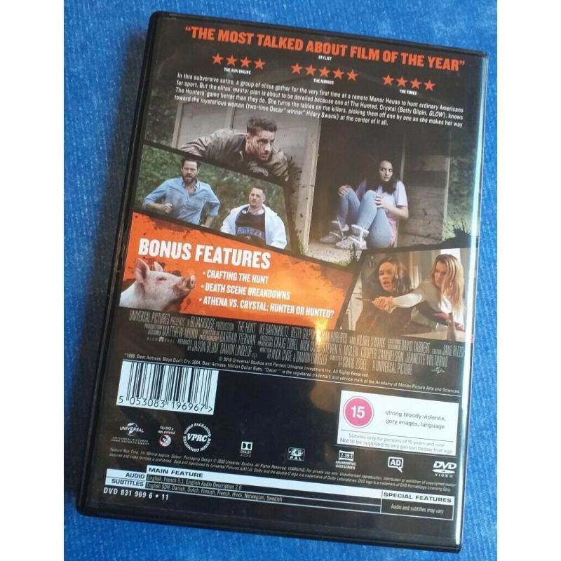 The Hunt DVD Film 2020