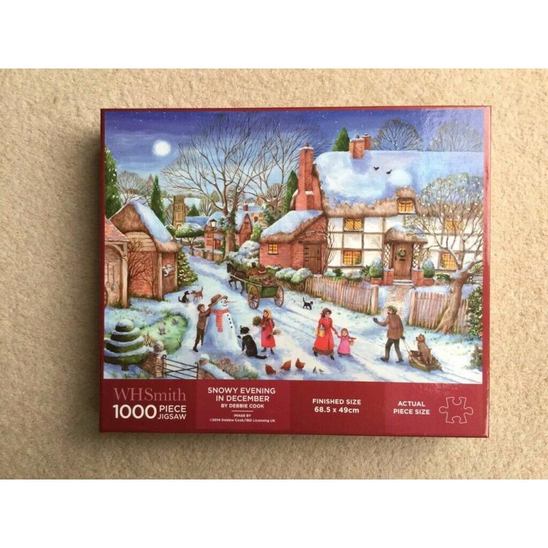 Selection of 4 x 1000 piece jigsaw puzzles