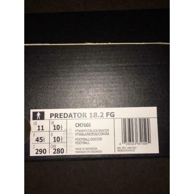 Brand new Adidas. Predators