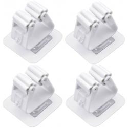 Pack of 4 Mop Broom Holder Self Adhesive - Brand New / Unused