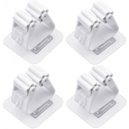 Pack of 4 Mop Broom Holder Self Adhesive - Brand New / Unused