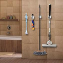 Pack of 4 Mop Broom Holder Self Adhesive - Brand New / Unused