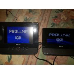 DVD player dual screen + 50 dvds bargain