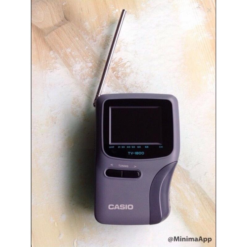 Casio TV-1800 (retro analogue TV)