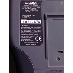 Casio TV-1800 (retro analogue TV)