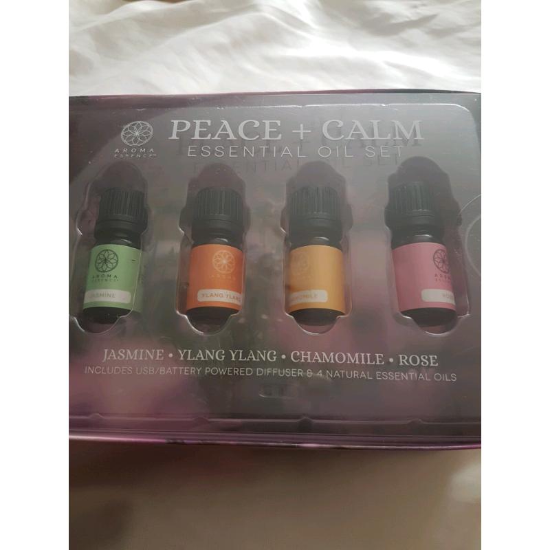 Aroma essence peace and calm essential oil set