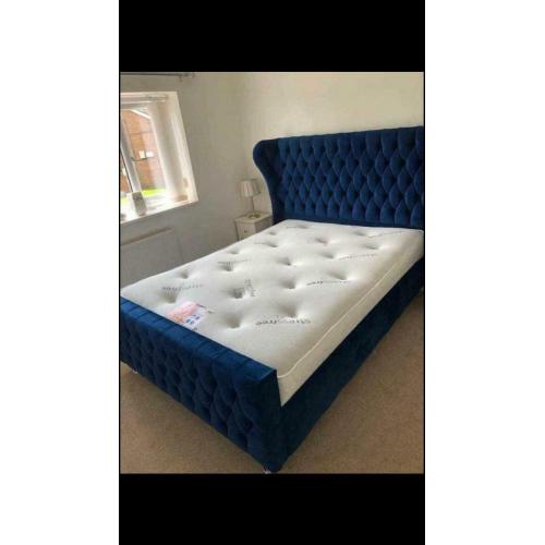 Wing back beds on sale