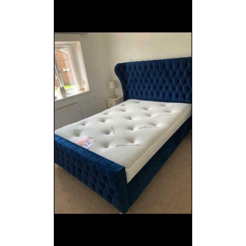 Wing back beds on sale