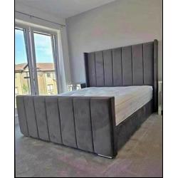 Wing back beds on sale