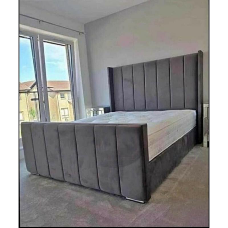 Wing back beds on sale