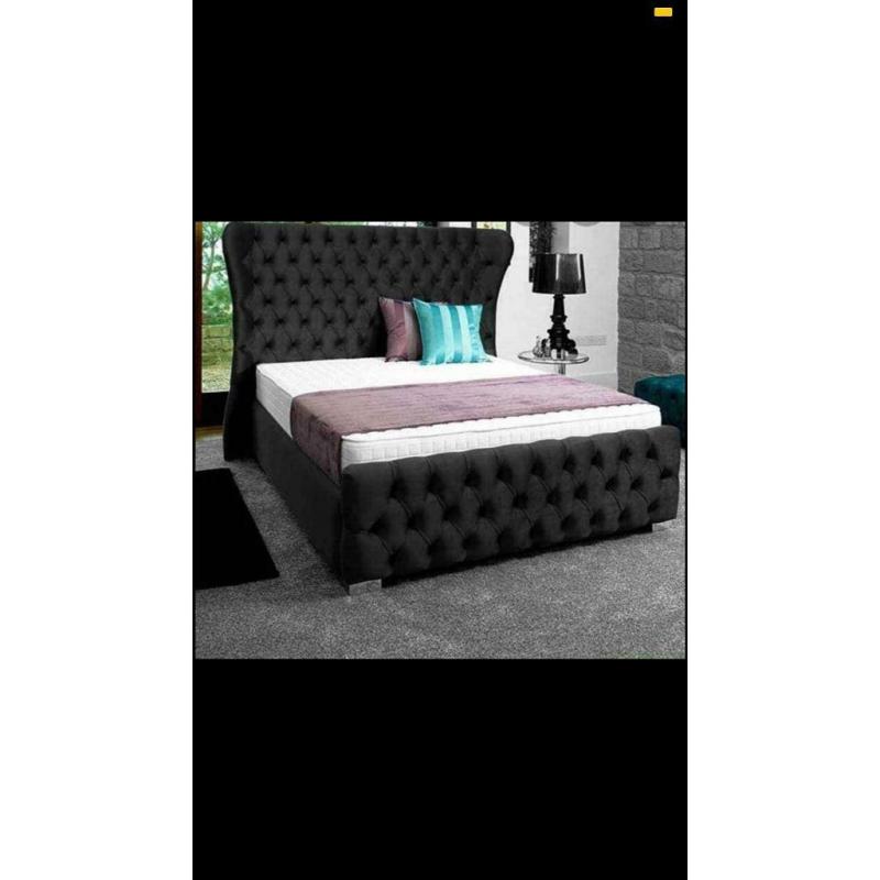 Wing back beds on sale