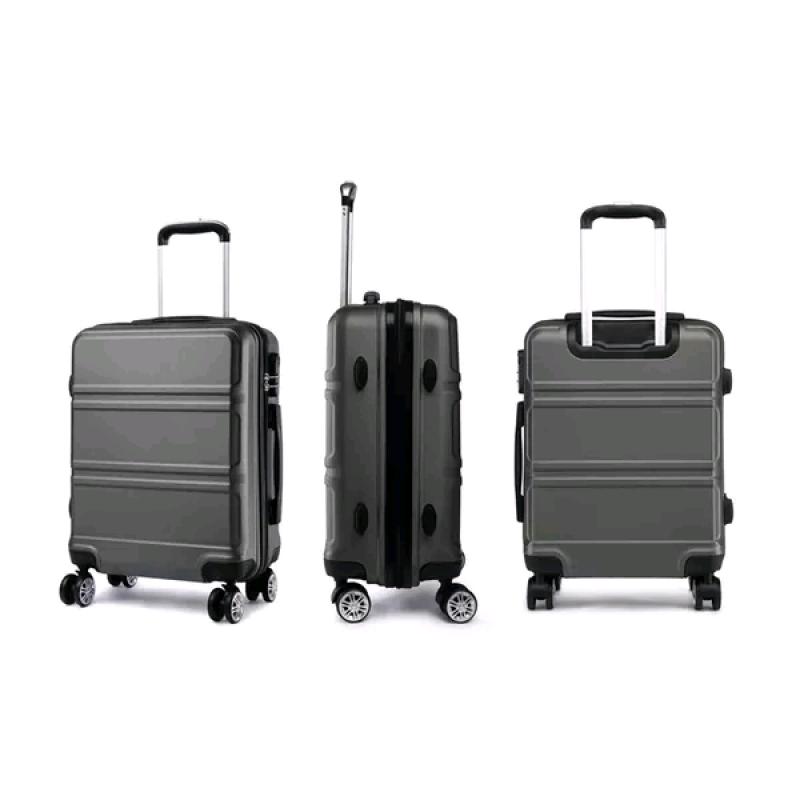 New Kono Hard Shell Cabin-Size ABS Luggage Suitcase Navy colour
