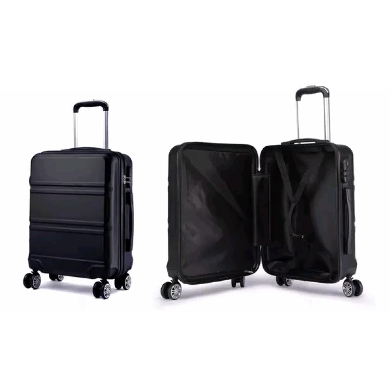 New Kono Hard Shell Cabin-Size ABS Luggage Suitcase Navy colour