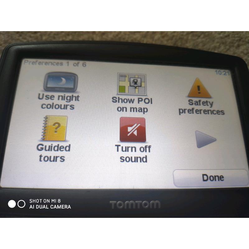 TomTom car sat nav