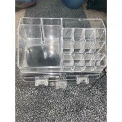 Makeup storage with free Bobbi Brown makeup book