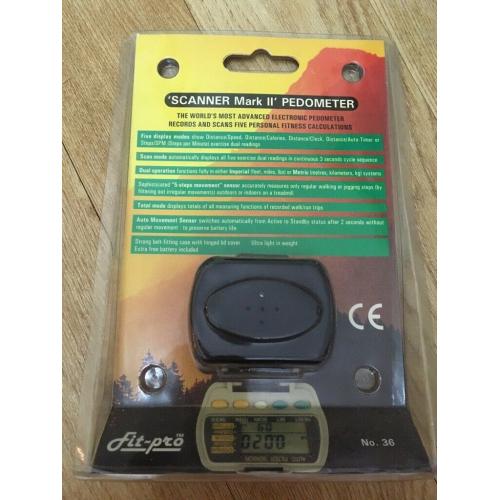 New Scanner Mark II Pedometer. Unwanted present as already have one Great Xmas present