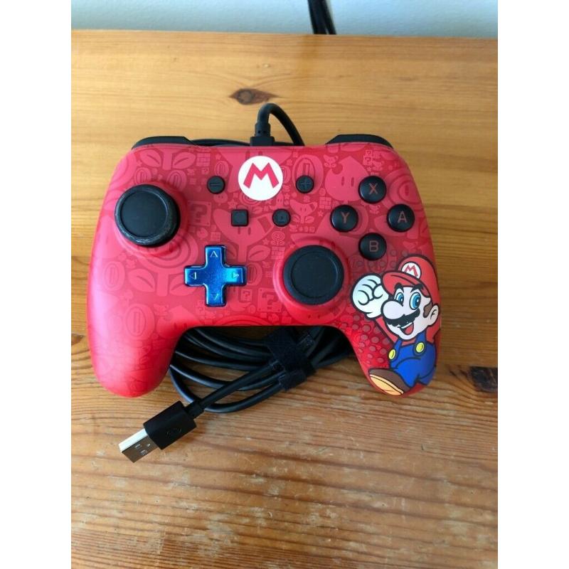 Nintendo Switch Super Mario Wired Controller