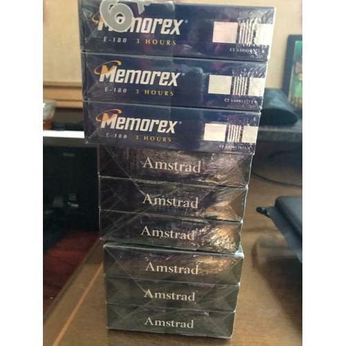 9 Brand new unopened VHS video tapes