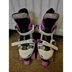 Osprey Pink/White Roller Skates - Size 13 - 3 yrs (childrens)