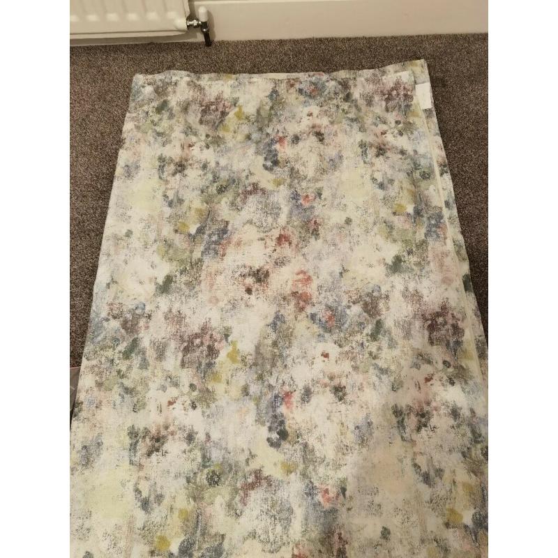 John Lewis pastel print curtains