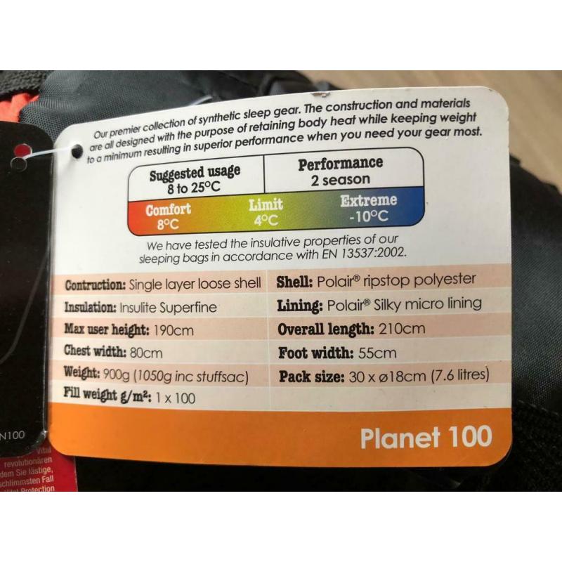 Vango Planet 100 sleeping bag (brand new)