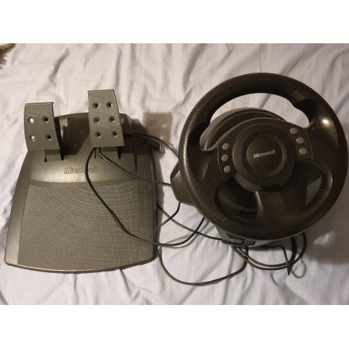 Microsoft SideWinder Precision racing wheel (good condition)