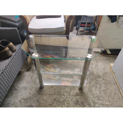 Glass 3 Tier TV stand