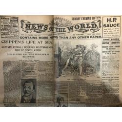 Genuine and Complete News Of The World from 31st July 1910
