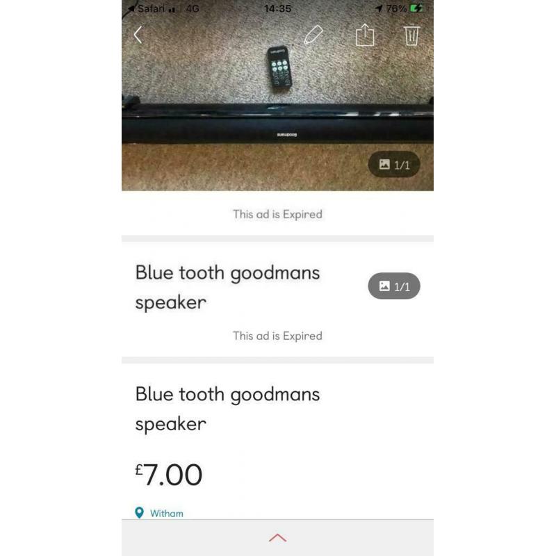 Goodmans speaker