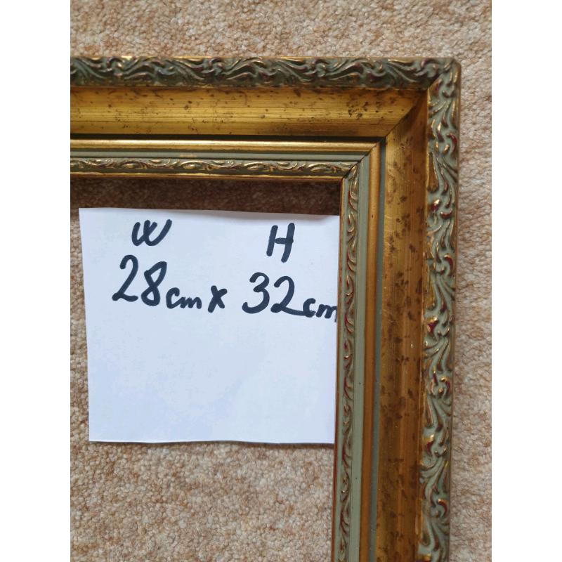 Vintage Gold Picture Frame