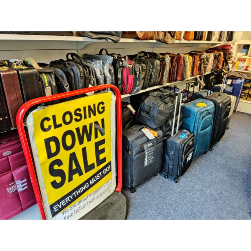 INCREDIBLE CHRISTMAS GIFT SHOPPING PRESENT CLOSING DOWN SALE DISCOUNT LEATHER BAGS MENS WOMENS