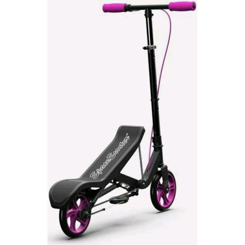 BRAND NEW IN BOX Space scooter x540 black and pick wheels