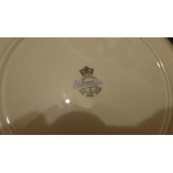plates in the style of Worcester pottery