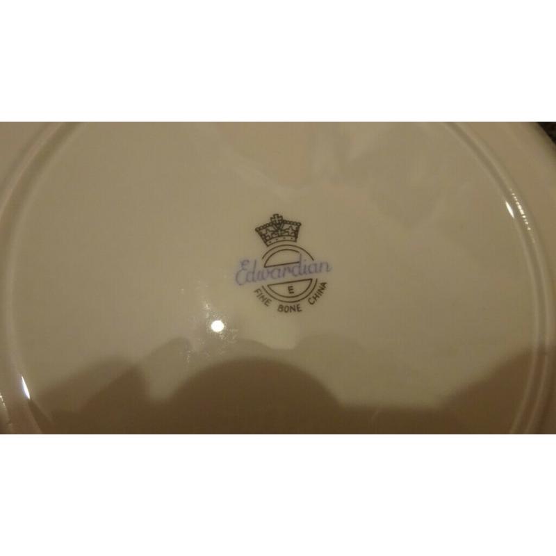 plates in the style of Worcester pottery