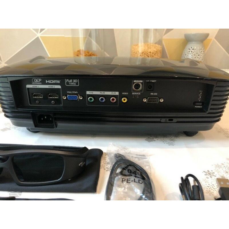 Optoma HD300X 1080P 2D- FULL 3D Projector Package