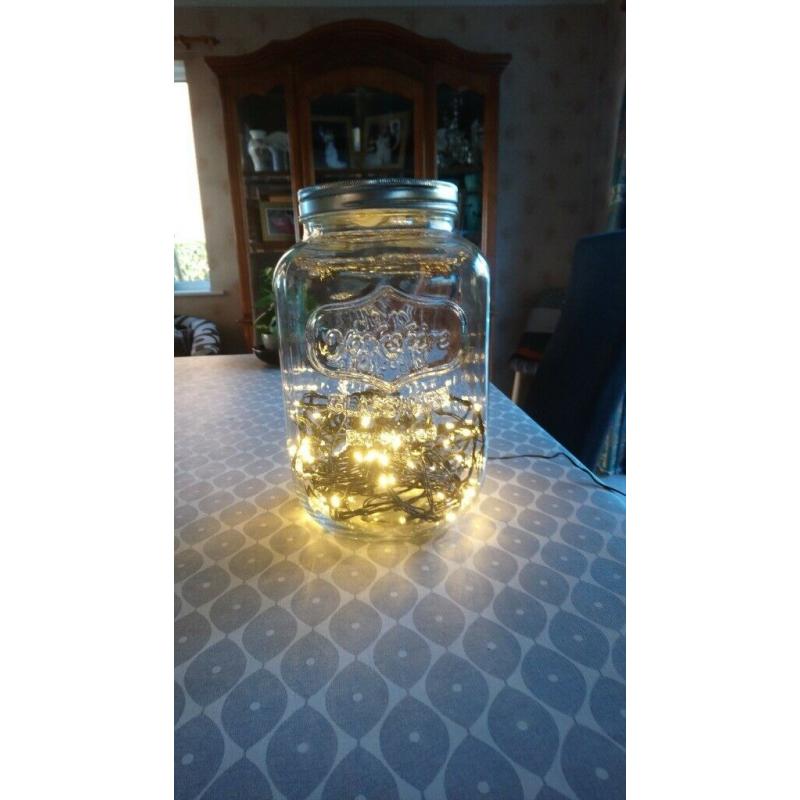 Yorkshire glassware water jar light