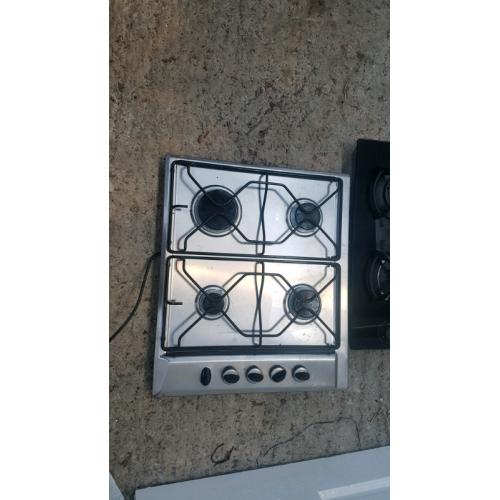 Stainless steel gas hob top