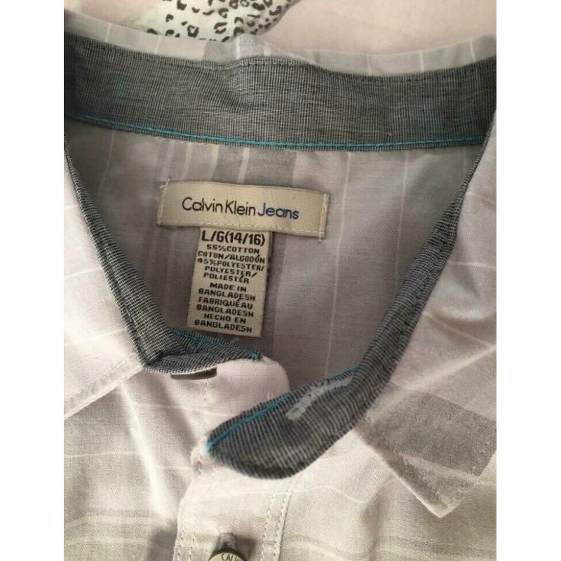 Calvin Klein jeans boys shirt age 14-16 years