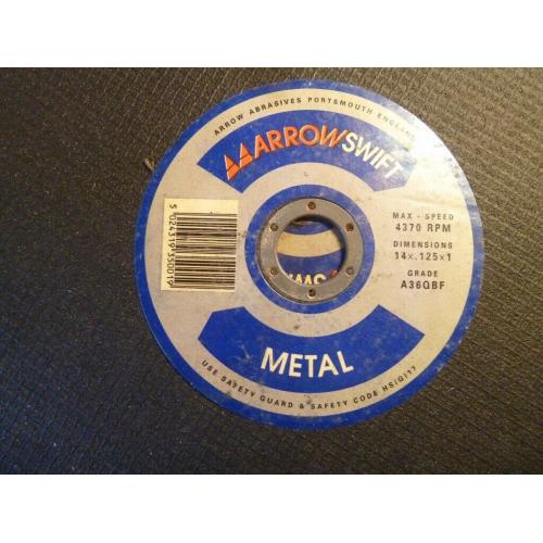 2 Metal cutting Disc 14;x 1/8 ;x 1 bore.
